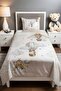 Flying Capybara Patterned Single Baby Child Pique Set