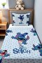 Blue Mischievous Patterned Single Baby Kids Pique Set - 2