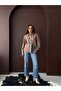 Stripe Detailed Scuba Suede Shirt - Light Brown |   F1973 - Light Brown - 3