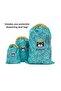 Kutie Pops Jellyfish Bag Charm Plush Keychain, Soft Blue Jellyfish with Pom Pom - 2