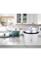 1.5L Electric Rice Cooker 500W Non-Stick Inner Pot Automatic Cook & Warm Function White - 3