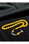 Arpa Cut Powdered Amber Prayer Beads Special Color Yellow Prayer Beads - 3
