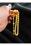Arpa Cut Powdered Amber Prayer Beads Special Color Yellow Prayer Beads - 2