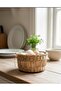 Handcrafted Natural Decorative Wicker Basket/Organizer, Living Room Kitchen Bathroom Garden - 3