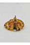 Master Crafted Yellow & Black Fire Carnelian Praying Beads 8 * 12 mm Capsule Cut with System of Fitting - 6