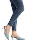 İst F88 Pointed Toe Belt Detailed Hazelnut Heel Stiletto - 5