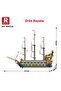 66011 Royal Fleet Ship Creative Building Block Set Building Blocks (the Royal Fleet the Su - 2