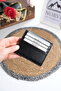 Genuine Leather Double Coin Compartment Magnetic Card Holder Wallet 1337 - 6