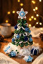 Colorful Chenille Set 100 Pieces - (White, Blue, Dark Blue, Green) Flower Making Set - 4