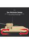 77032 World of Tanks Togii British Heavy Tank Creative Building Block Set B - 6