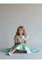 Girl's Asymmetrical Cut Stone Detailed Stylish Evening Dress - 6