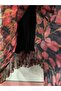 Patterned Chiffon Boho Lined Flared Skirt - 4