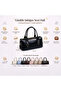 Women's Cylinder Model Hand, Shoulder and Arm Bag - 4