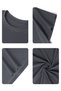 Printed Black - White - Anthracite 3-Piece Children's T-Shirt 100% Cotton Short Sleeve Knitted Crew Neck - 4