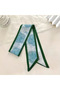 وشاح بتصميم - شال رفيع للرقبة - إكسسوار للحقيبة - 84 سم