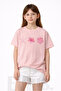 Girl's Sea Shell Printed Combed Cotton T-Shirt Fun Summer Cotton