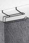 Matte Black Snap-On Paper Towel Holder Hanging Paper Towel Holder - 2