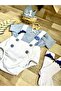 Sailor Concept Baby Boy 1 Year Old Salopet Shirt Socks Crown Set - 4