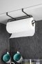 Matte Black Snap-On Paper Towel Holder Hanging Paper Towel Holder