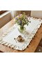 Frilly Natural Raw Cotton Runner - 2
