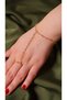 Women's Şahmeran Bracelet Minimal Elegant Gold Color Design - 2
