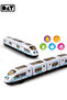 Trailblazer Battery-Operated Light-Up Toy Train, Flashing Lights + Music, Rotating Action