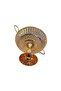 British Crystal and Silver-Plated Lectern with Stand, 13 cm High, 16 cm in Diameter. - 4