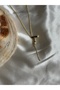 100% Steel Gold Letter t Necklace - 2
