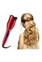 Hair Curler Rotating Ceramic Crimper Red