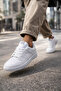 Sandrush Low Top Durable Comfortable Unisex Daily Sneaker Shoes – White White - 8