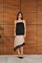 Lace Detailed Strappy Satin Tunic - Black |   D2931 - 3