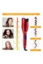 Hair Curler Rotating Ceramic Crimper Red - 4