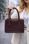 Burgundy Premium Women's Hand and Shoulder Bag – Shawl Detail, Inside the Shoulder Strap, Stylish Daily Bag - 2