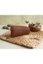 100% Genuine Leather Zippered Hook Keychain Wallet