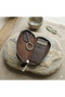 100% Genuine Leather Zippered Hook Keychain Wallet - 2
