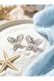 Iconic Design Silver Color Spiral Butterfly Earrings Innocence Earring - 7