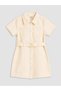 Lcw Kids Yellow Girls' Belted Dress - 3
