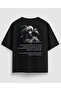 Oversized White T-Shirt for Men – Eagle and Warrior Print, 100% Cotton, Premium Quality Streetwear