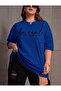 Be Real Women's Large Size Oversized Printed Crew Neck Cotton T-Shirt Relaxed Fit Unisex Sevgili Ko