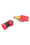 Siku Buggy Pull-Along Sport Plane with Trailer Model Car Toy Metal Diecast Red Yellow Stroller 15.2 cm - 3