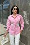 Back Tie Lace Detail Shirt - 4