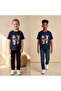 Lily Co Navy Blue Zootopia Character Printed Cotton Unisex Kids T-Shirt - 2