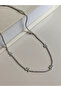 Vip Butterfly Necklace Steel Zircon Stone Silver - 2