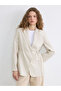 Quality Pieces from Çelebi Store Belted Roba Collar Women's Blazer Jacket - 2