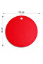 2 Pieces of Silicone Red Trivets - 2