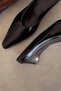 Shade Black Minimal Heeled Slippers