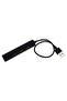 High Speed 4 Port USB 2.0 Metal Design Hub Black