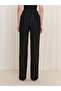 Pleated Black Trousers - 3