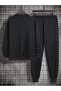 Men's Printed Tracksuit Set - Crew Neck Sweat Jogger Sweatpants - 2