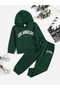 Girls/Boys Los Angeles Printed Tracksuit Set - Hooded Sweat Jogger Sweatpants